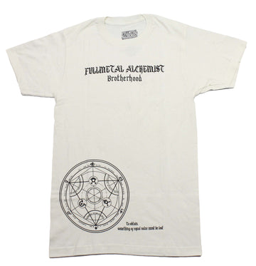 Full Metal Alchemist  Mens T-Shirt - Name Above Transmutation Circle