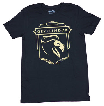 Harry Potter  Mens T-Shirt -  Gryffindor Gold Style Lion Image