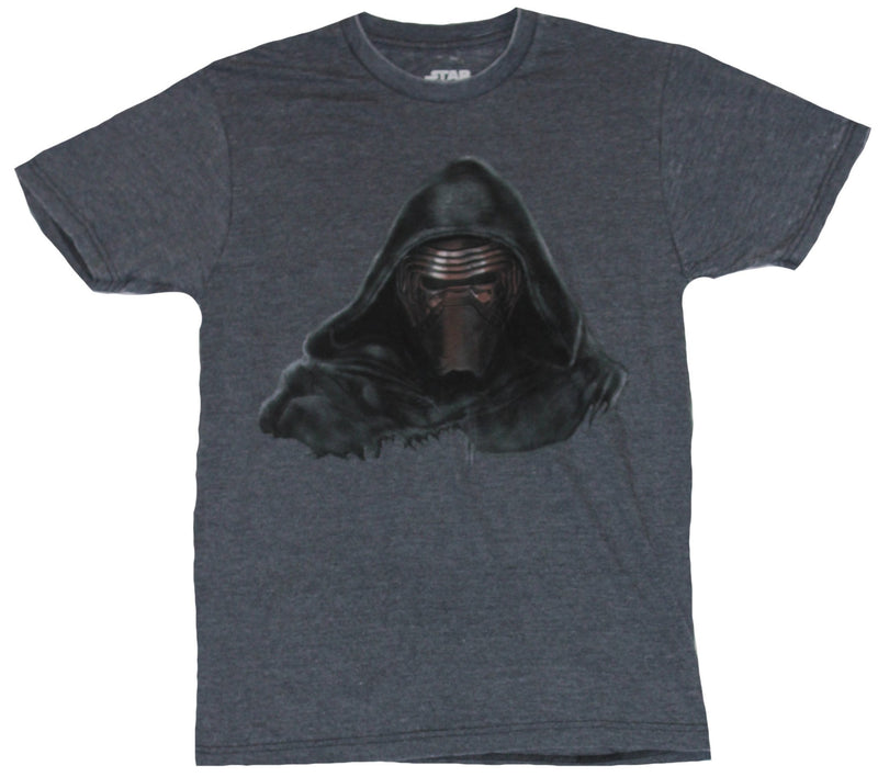 Star Wars Mens T-Shirt - Kylo Ren The Force Awakens Scary Face - Inmyparentsbasement.com