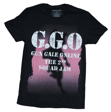 Sword Art Online Gun Gale Mens T-Shirt - 2nd Squad Jam Logo