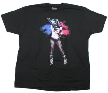 Harley Quinn Suicide Squad Mens T-Shirt - Good Night Bat Swing Standing Pose