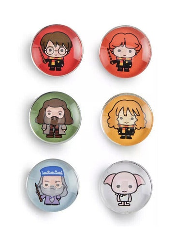 Harry Potter 6-Pack Cartoon Magnet Set