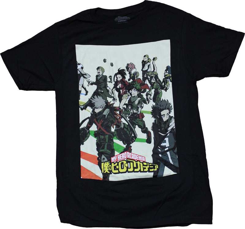 My Hero Academia Mens T-Shirt -  Tinited Team on the Move - Inmyparentsbasement.com