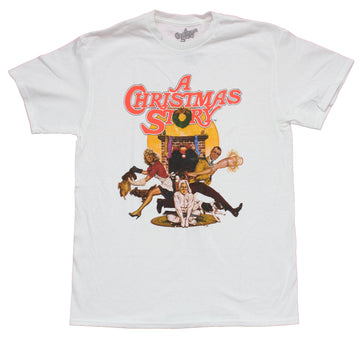 A Christmas Story  Mens T-Shirt - Classic group Poster Image