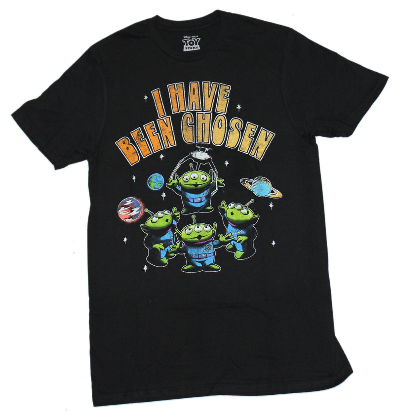 Toy Story Mens T-Shirt - Repeat Aliens Under I Have Been Chosen