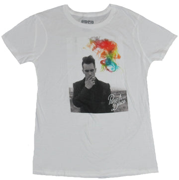 Panic at The Disco Girls Juniors T-Shirt - Smoking guy Colored Smoke