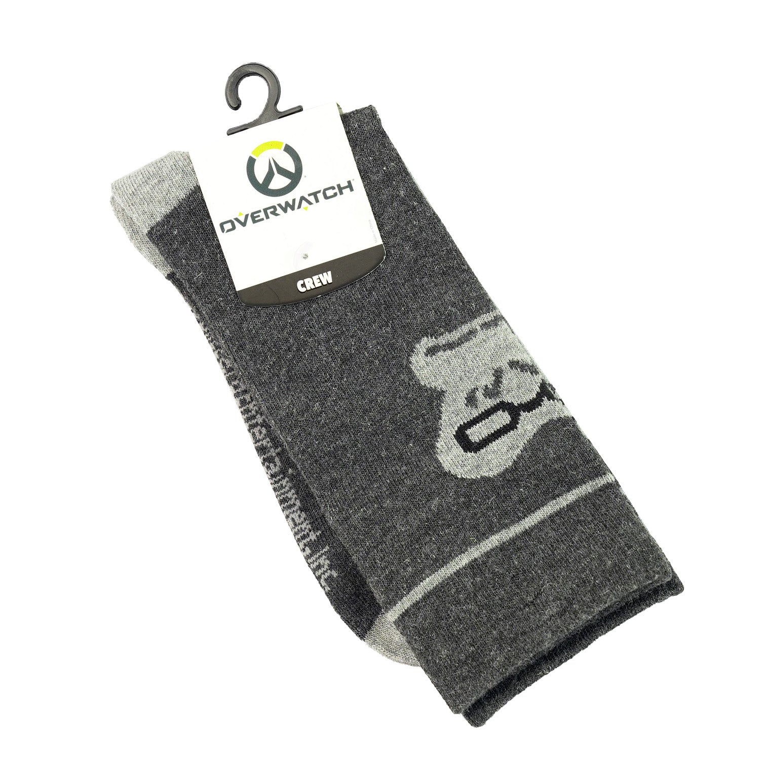 Overwatch Winston Crew Sock Pair Grey