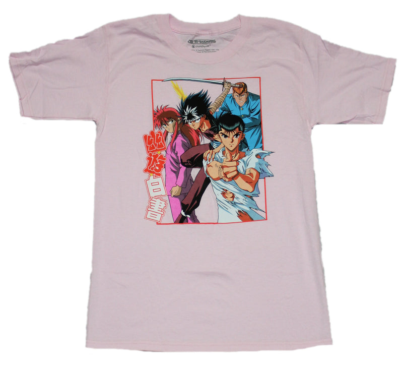 Yu Yu Hakusho Mens T-Shirt - Boxed Cast Image - Inmyparentsbasement.com