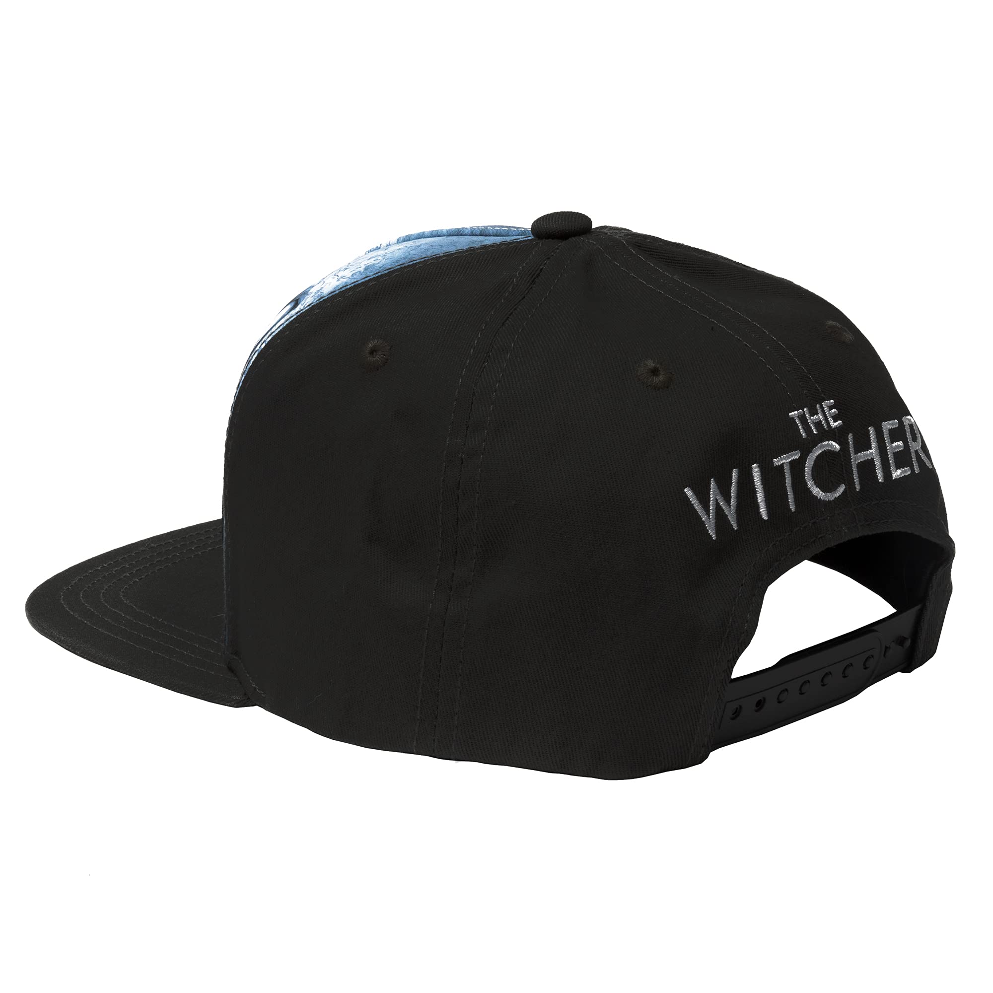 The Witcher End of The Journey Snapback Baseball Hat, Black, Adult Size
