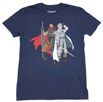 Berserk Movie Mens T-Shirt - Guts & Griffith Standing Battle Ready