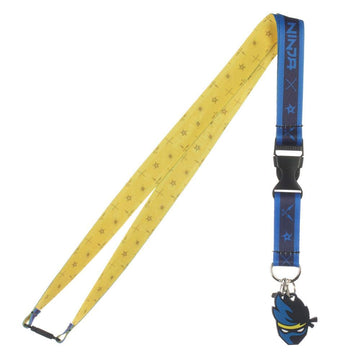 Blue and Yellow Ninja Brand Ninja Lanyard
