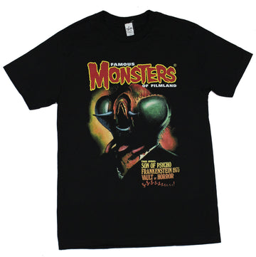 Famous Monsters of Filmland Mens T-Shirt - The Fly Image