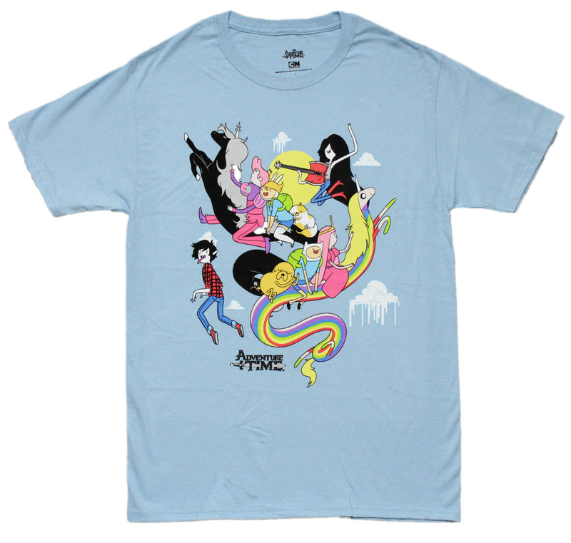 Adventure Time Mens T-Shirt Cast & Gender Bent Counter Parts - Inmyparentsbasement.com