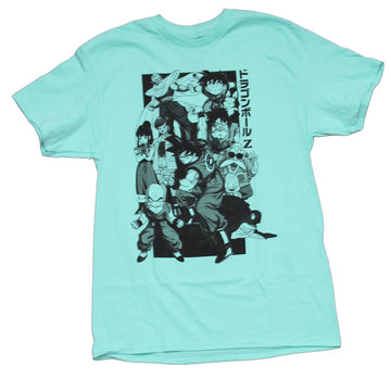 Dragon Ball Z Mens T-Shirt - Black Print Giant Character Kanji Box