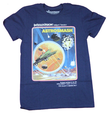 Intellivision Mens T-Shirt - Astrosmash Classic Game Box Art
