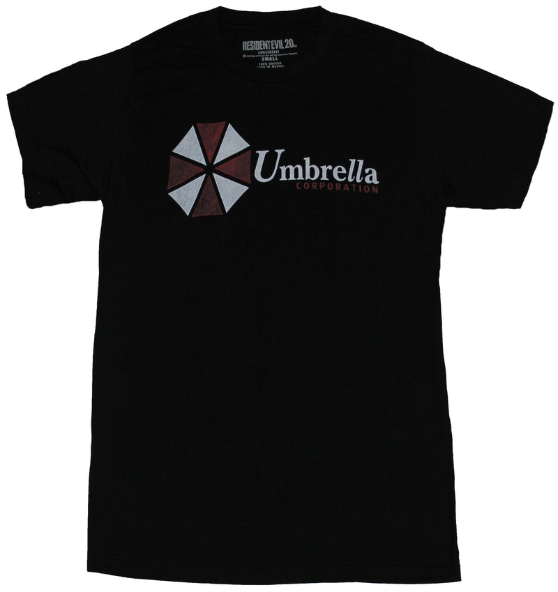 Resident Evil Mens T-Shirt -  Umbrella Corporation Word Logo - Inmyparentsbasement.com