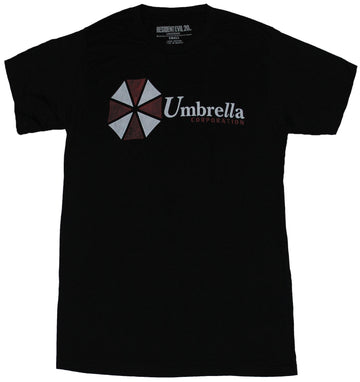 Resident Evil Mens T-Shirt -  Umbrella Corporation Word Logo