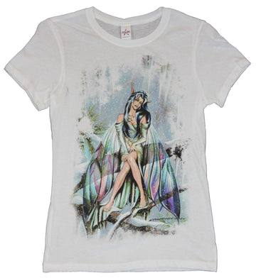 Ruth Thompson Dragonsite Fairy Girls Juniors T-Shirt - Mid-Winters Dream