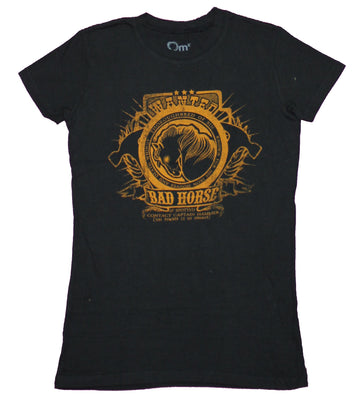 Dr. Horrible's Sing Along Blog Girls Juniors T-Shirt - Wanted Bad Horse Image