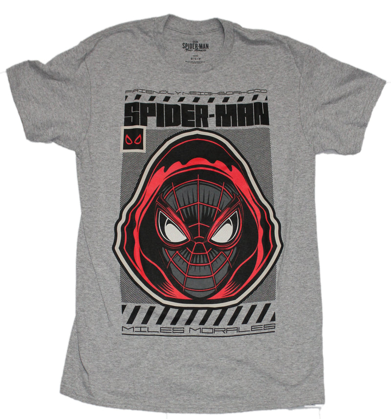 Spider-Man Mens T-Shirt Mikle Morales Friendly Neighborhood