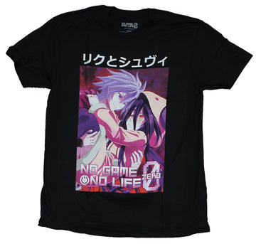 No Game No Life Mens T-Shirt - Couple Embrace Image