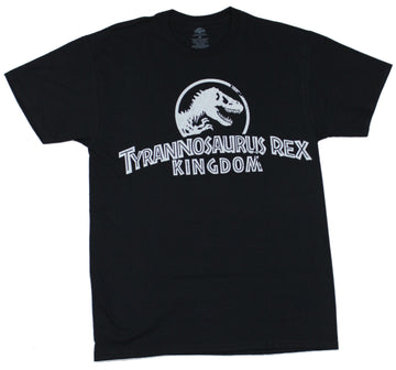 Jurassic Park Mens T-Shirt - Jurassic World Tyranosaurus Kingdom Logo Image