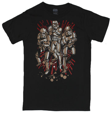 Star Wars Mens T Shirt  - Stylized Stormtrooper Attack [Apparel]