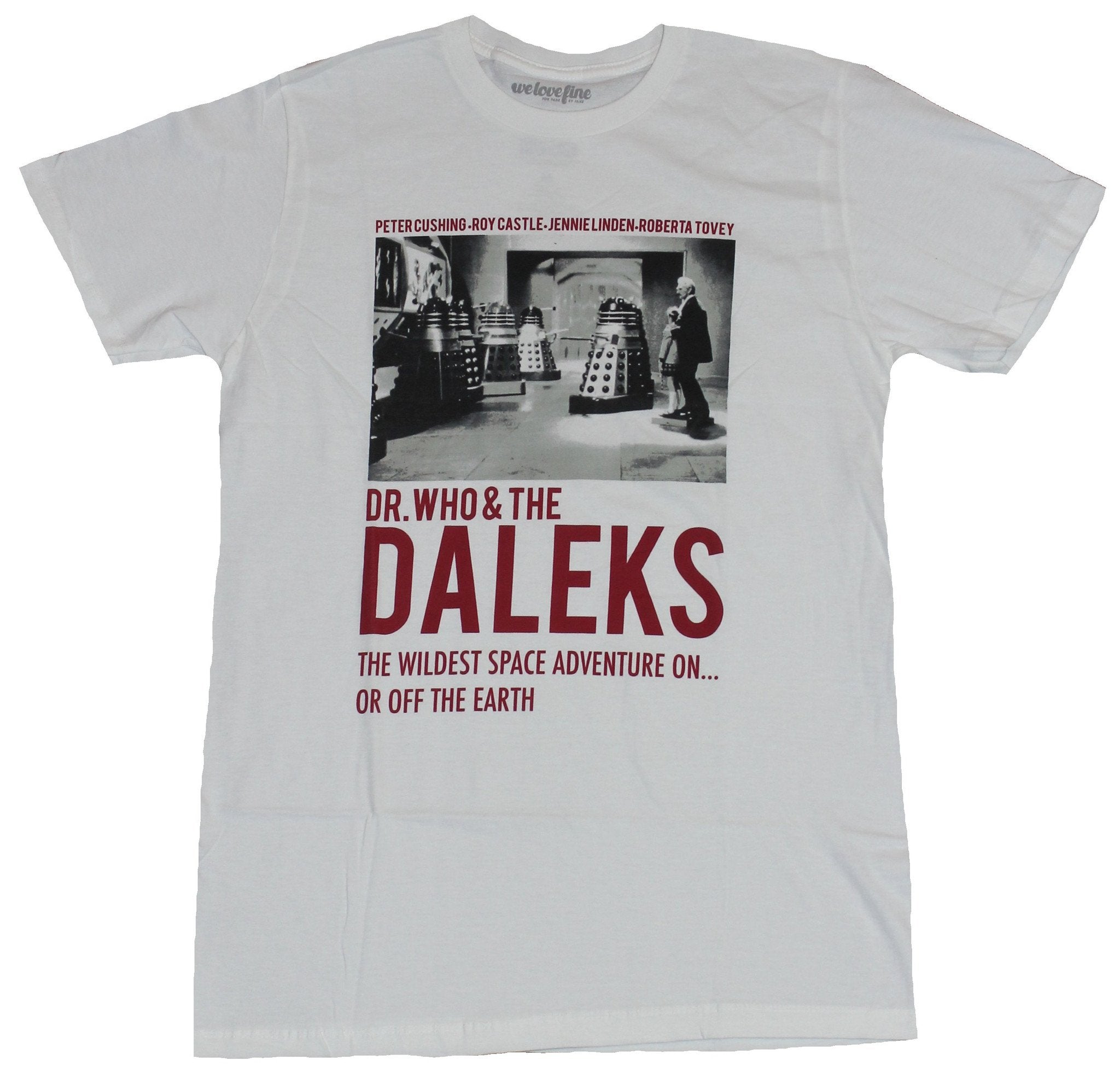 Doctor Who And The Daleks Mens T-Shirt - Wild Ride Movie poster Image