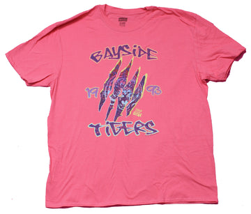 Saved by the Bell Mens T-shirt  - Bayside Tigers Ripped Image