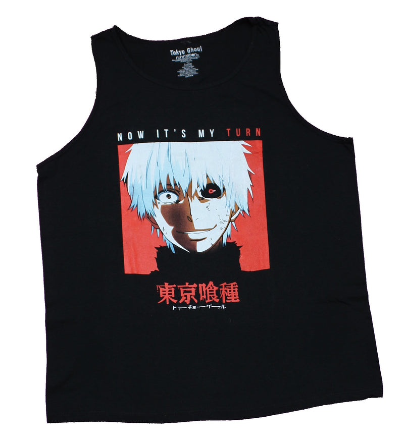 Tokyo Ghoul Mens  Tank Top- Now It's My Turn Face Box Image