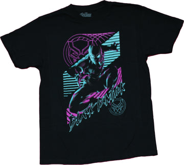 Panther Mens T-shirt -  Fighting Sce Claws Out  Outline