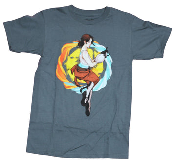 Portal Mens T-Shirt - Chell Jumping Back Portal Attack
