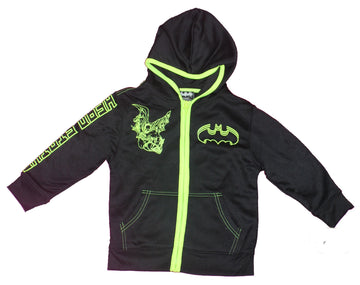 Batman Boys Toddler Hoodie - Hero Status Batman Back Image