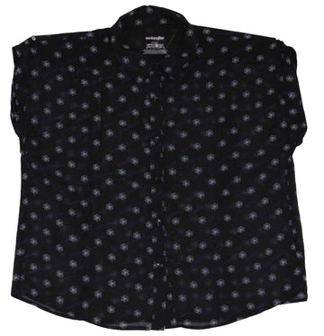 Heroes of the Storm Girls Juniors Shirt- Button Up Logo Allover