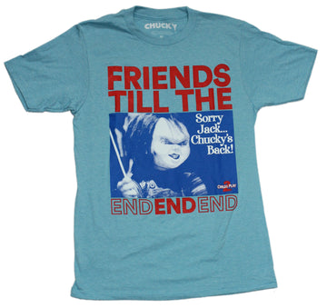Chucky Mens T-Shirt - Friends Till the End End End