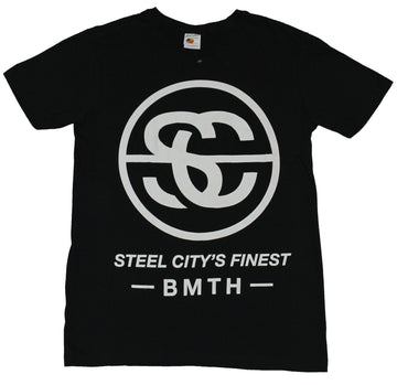 Bring Me The Horizon Mens T-Shirt - Steel City's Finest SC Logo Image