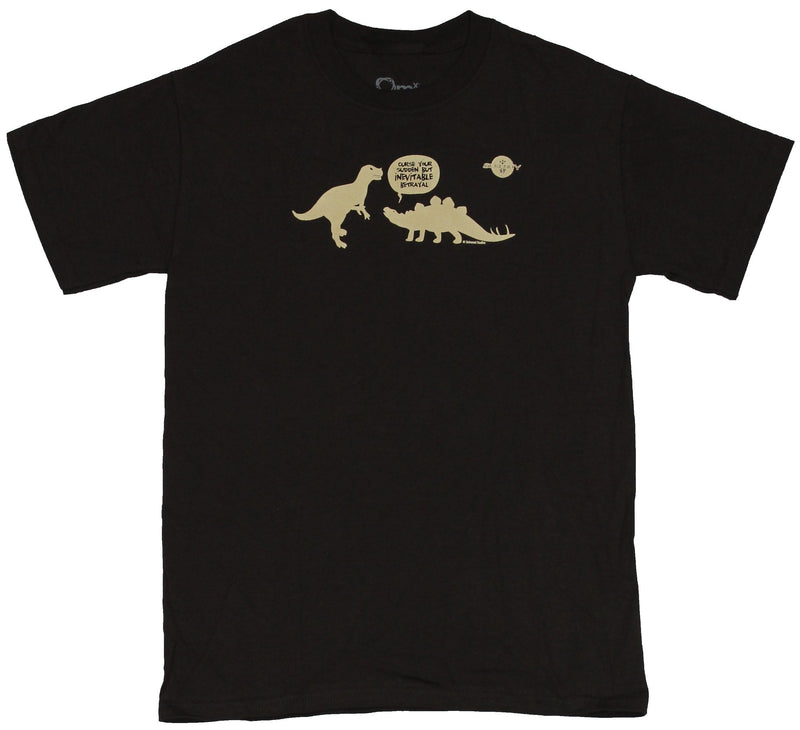 Firefly Serenity Mens T-Shirt - Curse Your Inevitable Betrayal Dinos Image