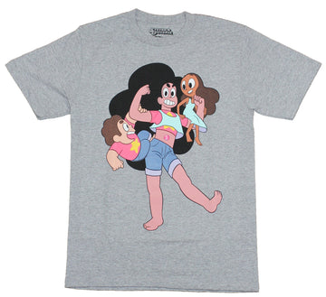 Steven Universe Mens T-Shirt -  Powerful Stevonnie Steven & Connie Image