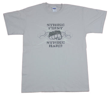 Karate Kid Mens T-Shirt  - Cobra Kai Strike Hard Simple Fist