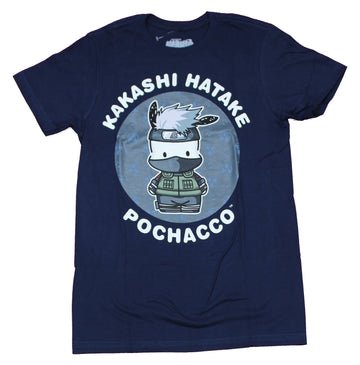 Naruto Shippuden Mens T-Shirt - KaKashi Hatake Pochacco  Sanrio Mash Up