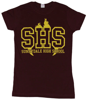 Buffy The Vampire Slayer Girls Juniors T-Shirt - Sunnyvale High School SHS