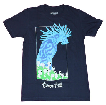 Princess Mononoke Mens T-Shirt - Spirits Creating Animal Image