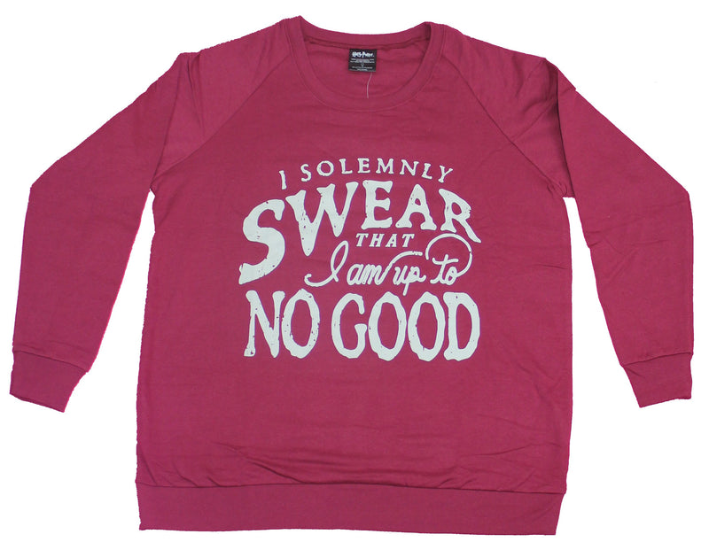 Harry Potter Mens Crewneck Sweatshirt - I Solemnly Swear Up To No Good
