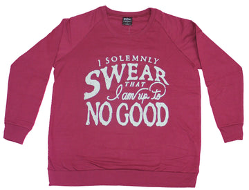 Harry Potter Mens Crewneck Sweatshirt - I Solemnly Swear Up To No Good