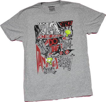 Invader Zim Mens T-Shirt - Gir Do the Robot Dance