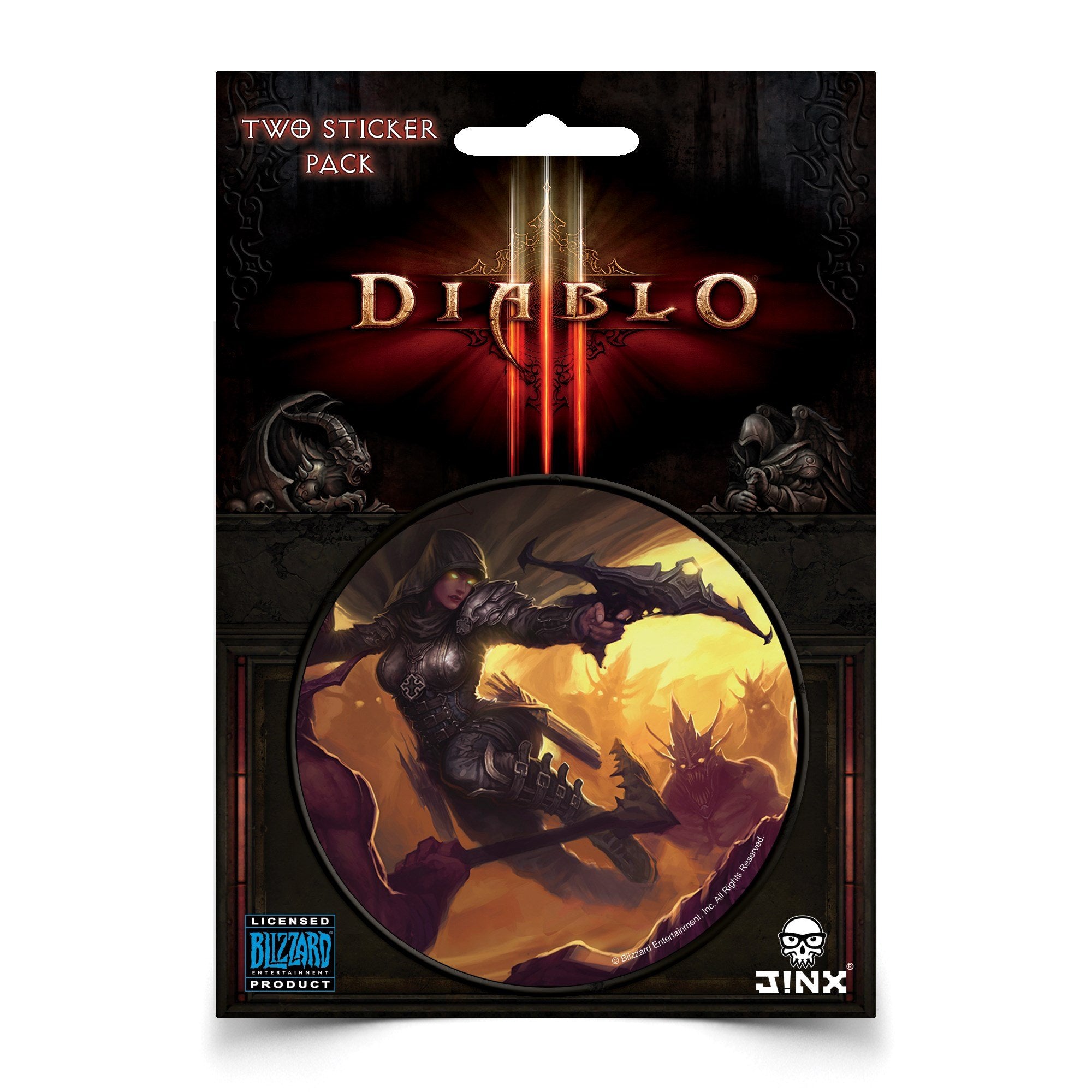 JINX Diablo III Demon Hunter Class Sticker (Multi-Color, 3")