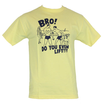 Bro Do You Even Lift Mens T-Shirt - Sand Kicking Bully Image