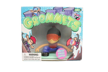 NEW Grommets Toy Chuck Hucks Skateboard Action Figure Roll'Em/Spin'Em/Jump 'Em
