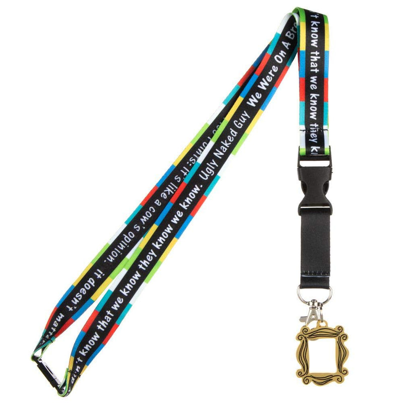 Friends ID Badge Holder Lanyard - Inmyparentsbasement.com
