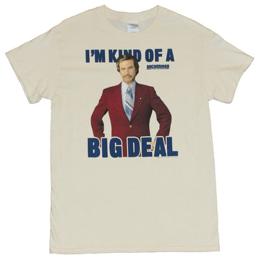 Anchorman (Anchor Man) Mens T-Shirt - "I'm Kind of A Big Deal" Will Ferrell